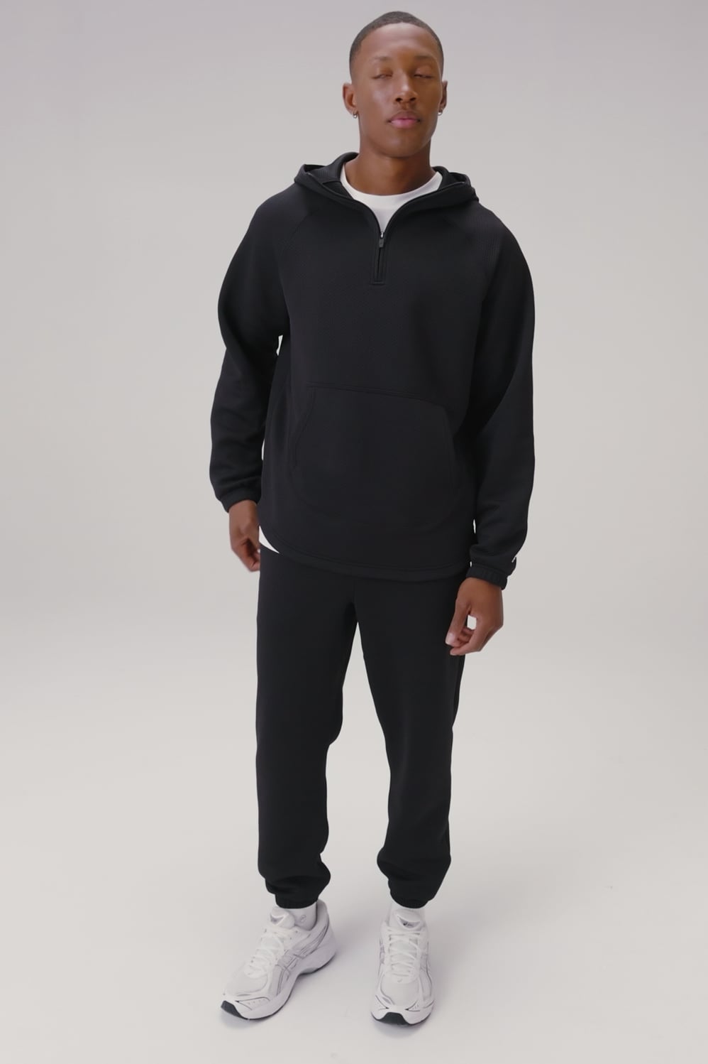 Fabletics The GridTech Quarter Zip Hoodie
