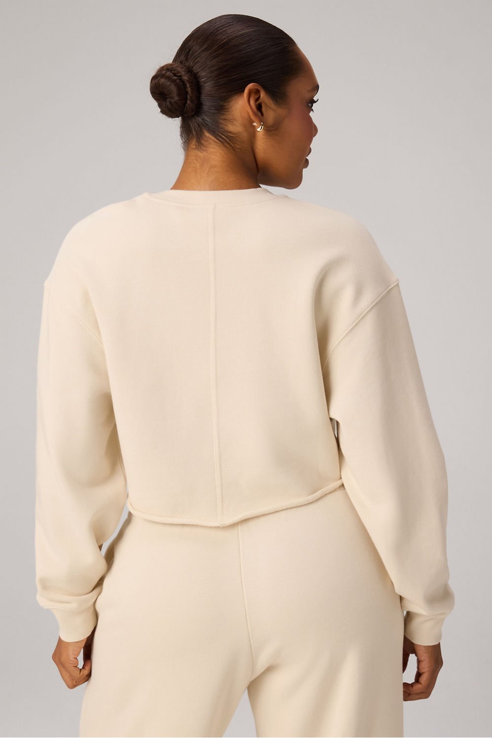 Fabletics Heavy Terry Cropped Pullover