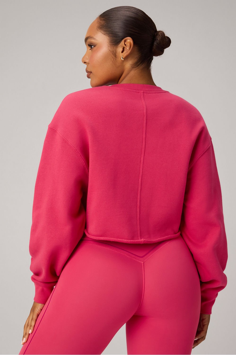 Fabletics Heavy Terry Cropped Pullover