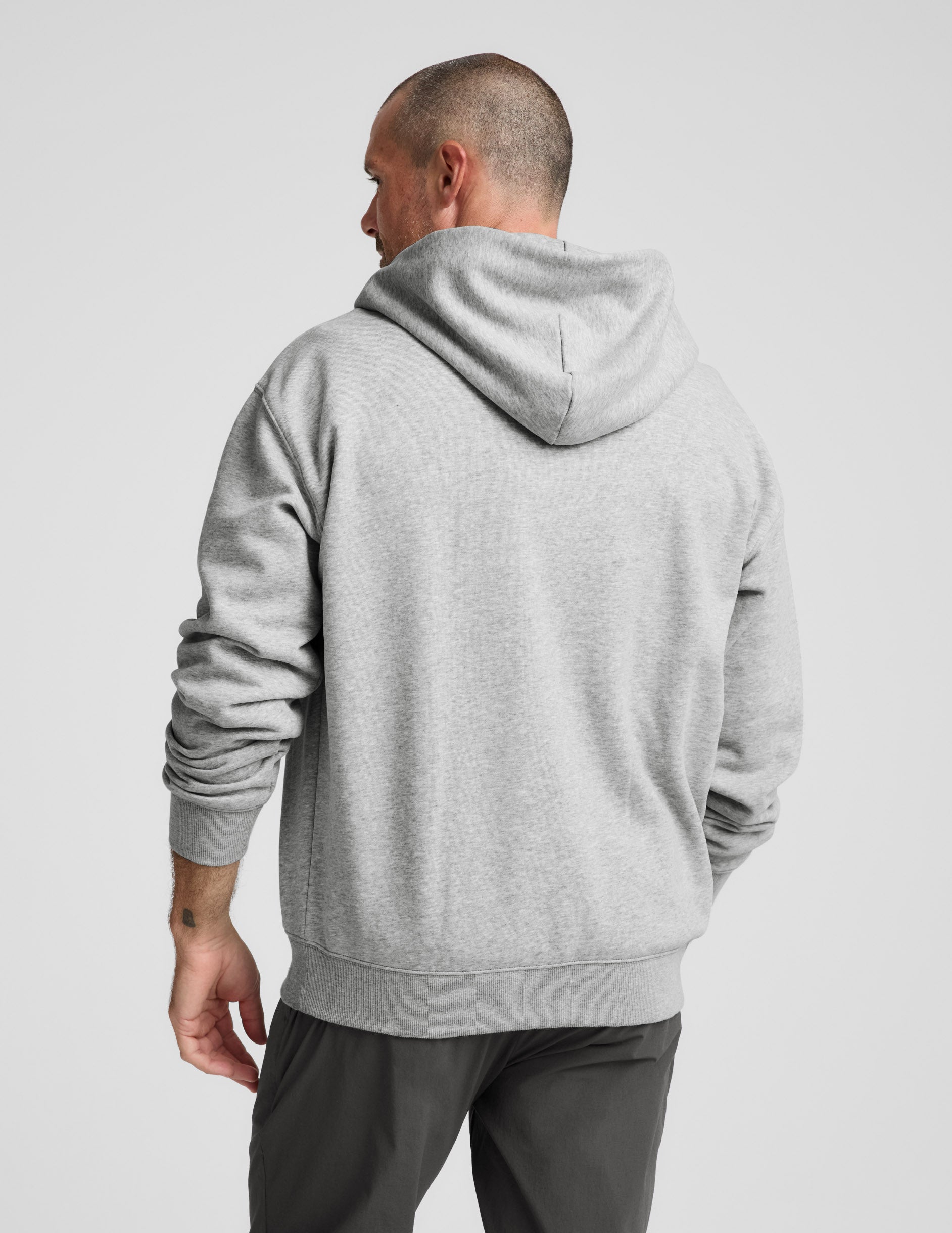 Beyond Yoga LuxeFleece Mens Full Zip Hoodie