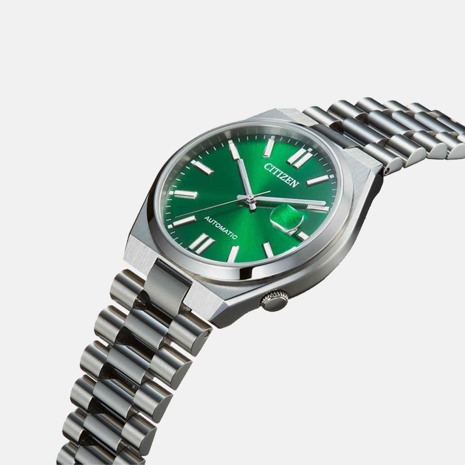 Citizen Tsuyosa Men Automatic Green Dial Analog Stainless Steel Nj0150-81X