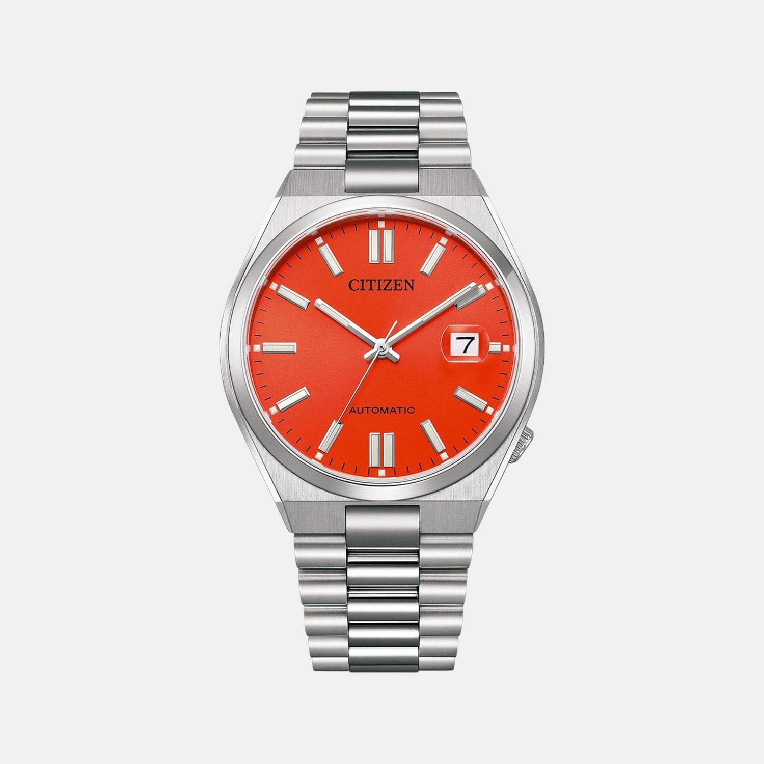 Citizen Tsuyosa Men Automatic Red Dial Analog Stainless Steel Nj0158-89W