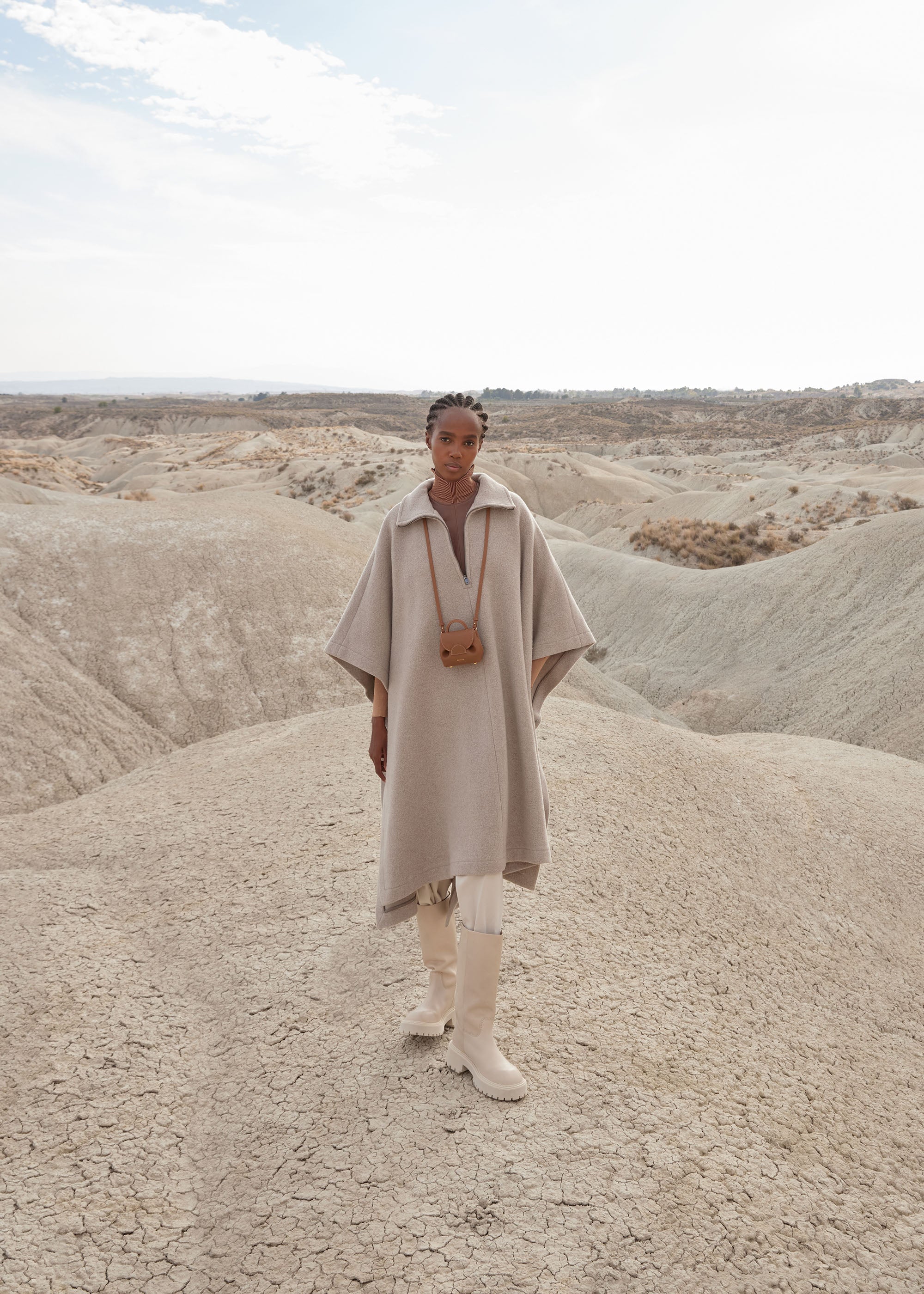 Polene Numero Un Micro Textured Camel