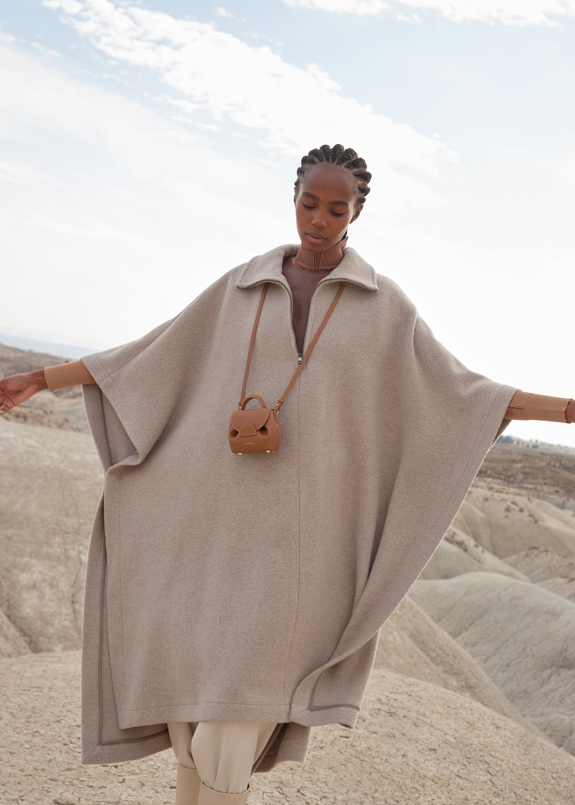 Polene Numero Un Micro Textured Camel