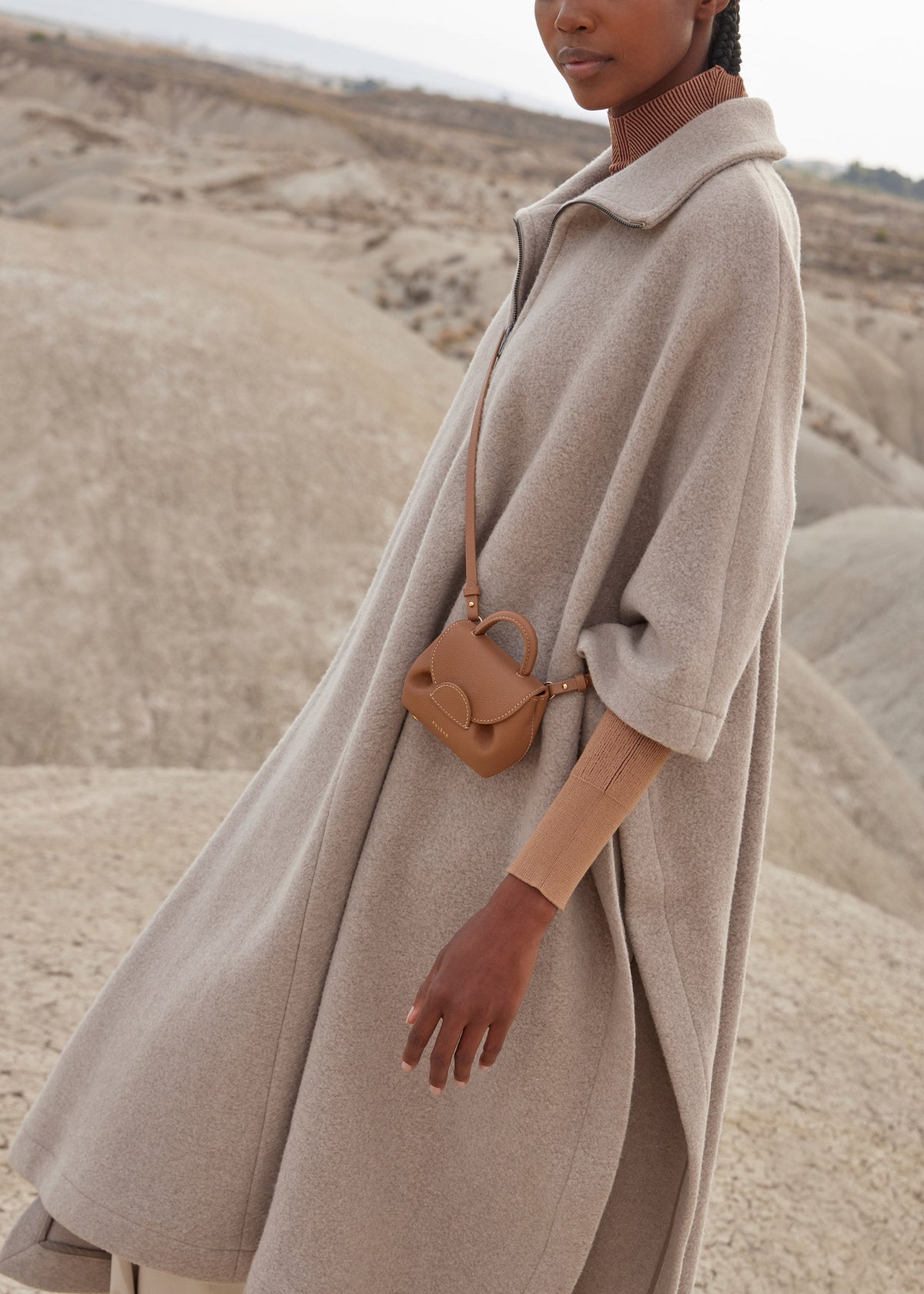 Polene Numero Un Micro Textured Camel