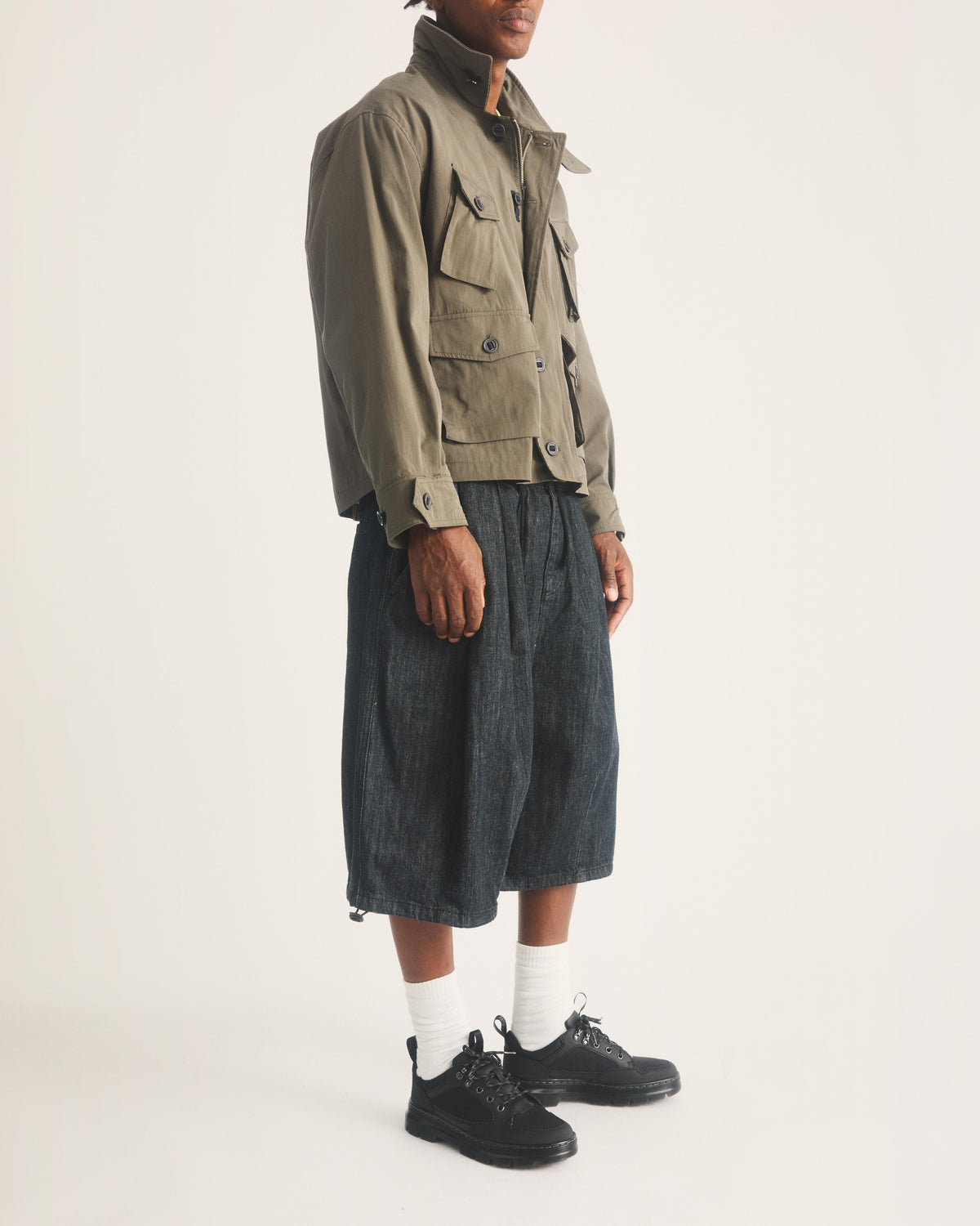Dr Martens Reeder Mk.02 Canvas & Leather Utility Shoes - Black