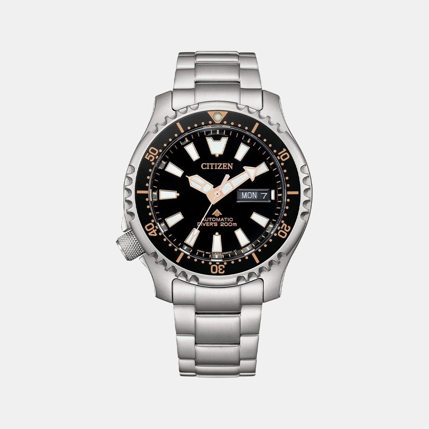 Citizen Promaster Men Automatic Black Dial Analog Stainless Steel Ny0160-66E