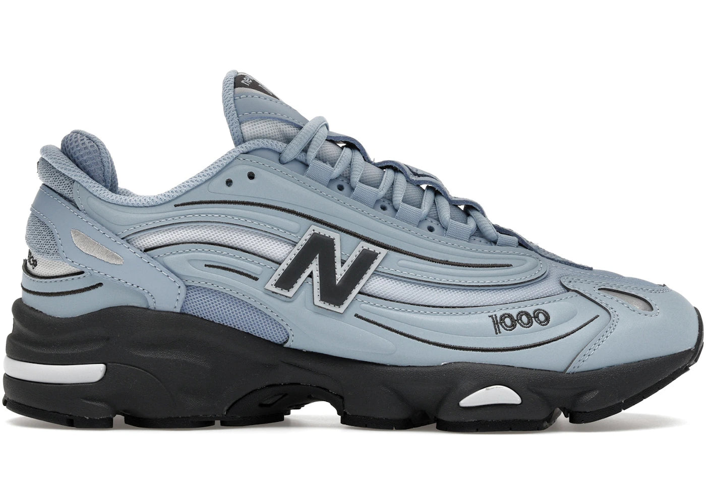 new balance 1000 light blue black
