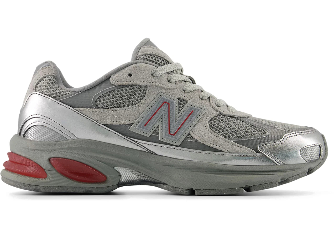 New Balance 2010 Silver Beige Red