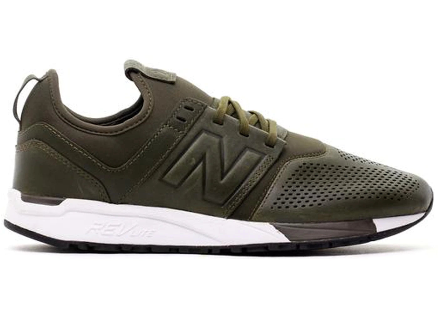 New Balance 247 Leather Olive