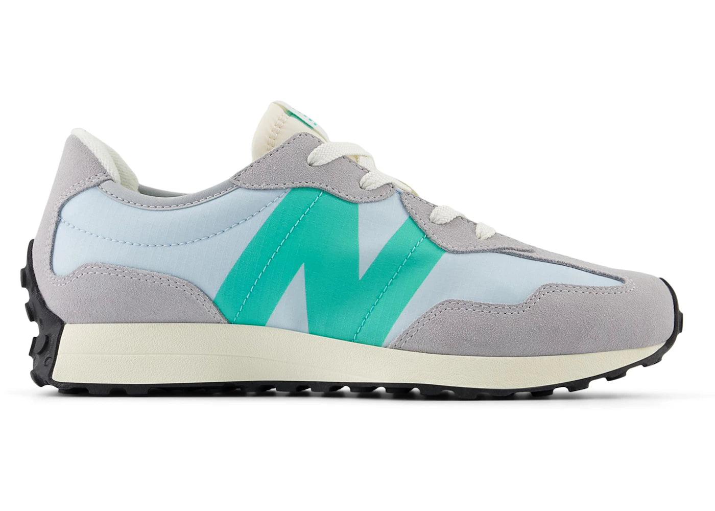 New Balance 327 Aluminum Grey Cyber Jade (Gs)