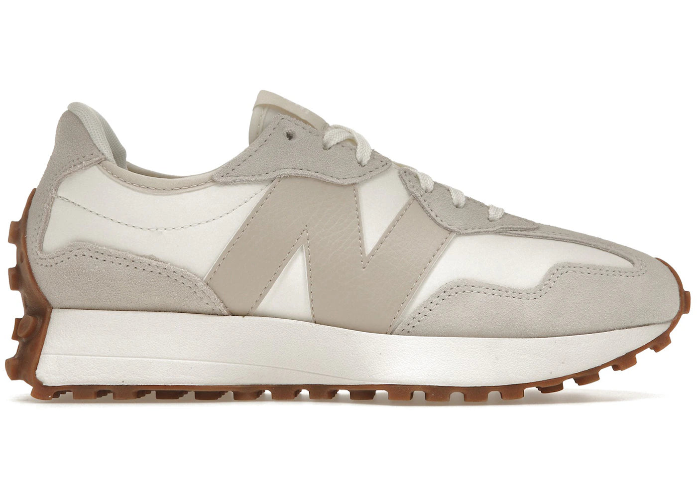 New Balance 327 Beige White Gum Pink (Women'S)