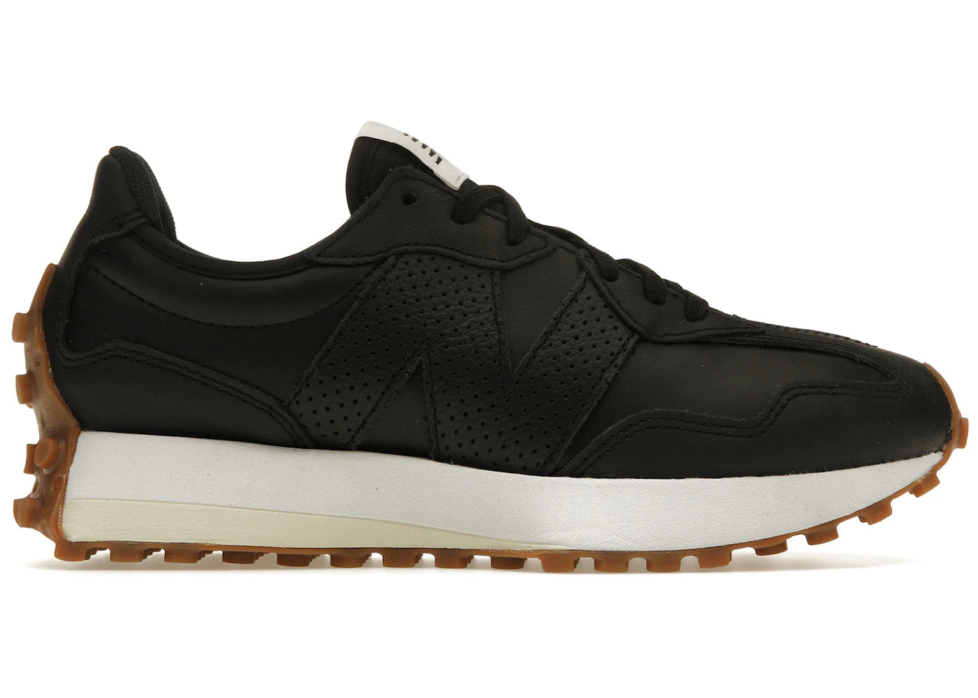 新品未使用　newbalance 327 ブラック 24cm ガムソール ☆セール☆New Balance 327 Black/White ガムソール (New