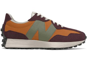 New Balance 327 Madras Orange Burgundy
