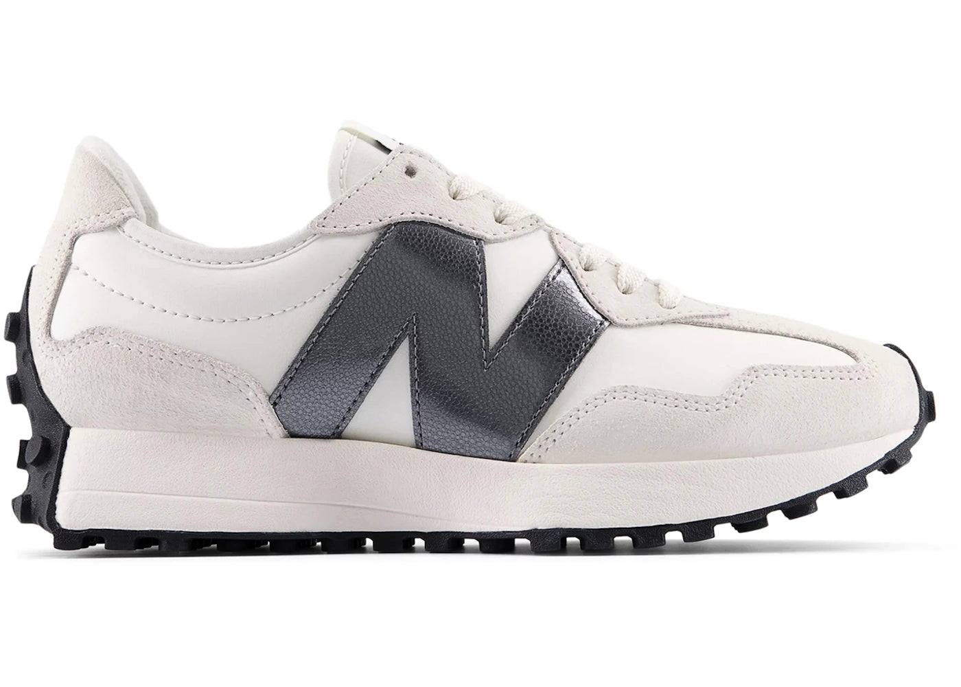 New Balance 327 White Dark Grey (Women'S)