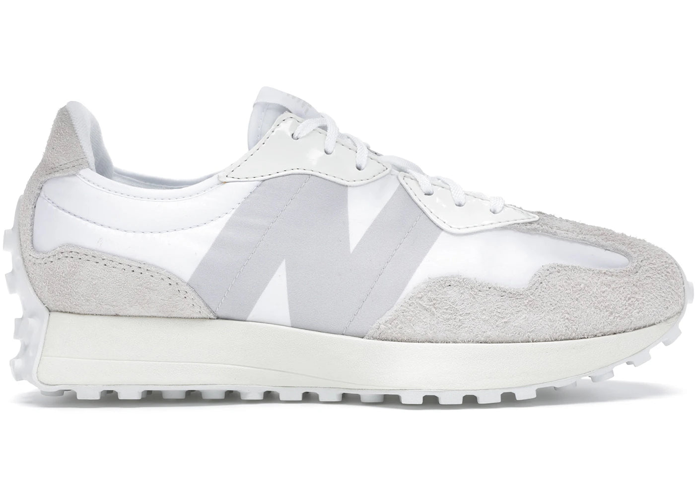 new balance 327 white moonbeam (women's)