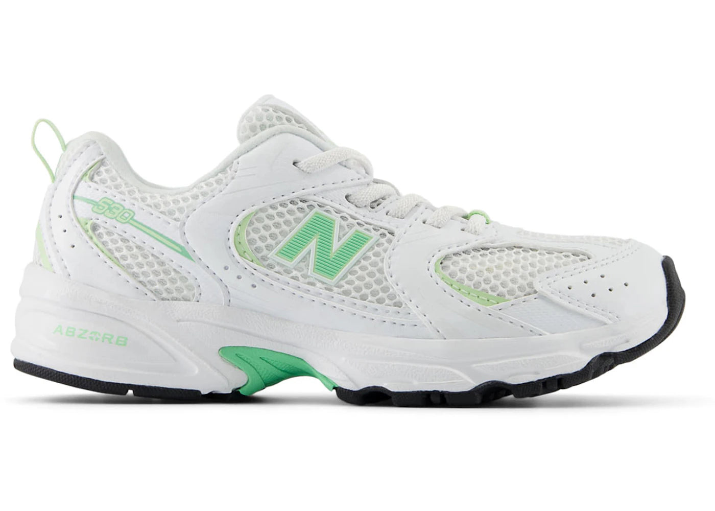 New Balance 530 Bungee Lace White Melon Water (Ps)