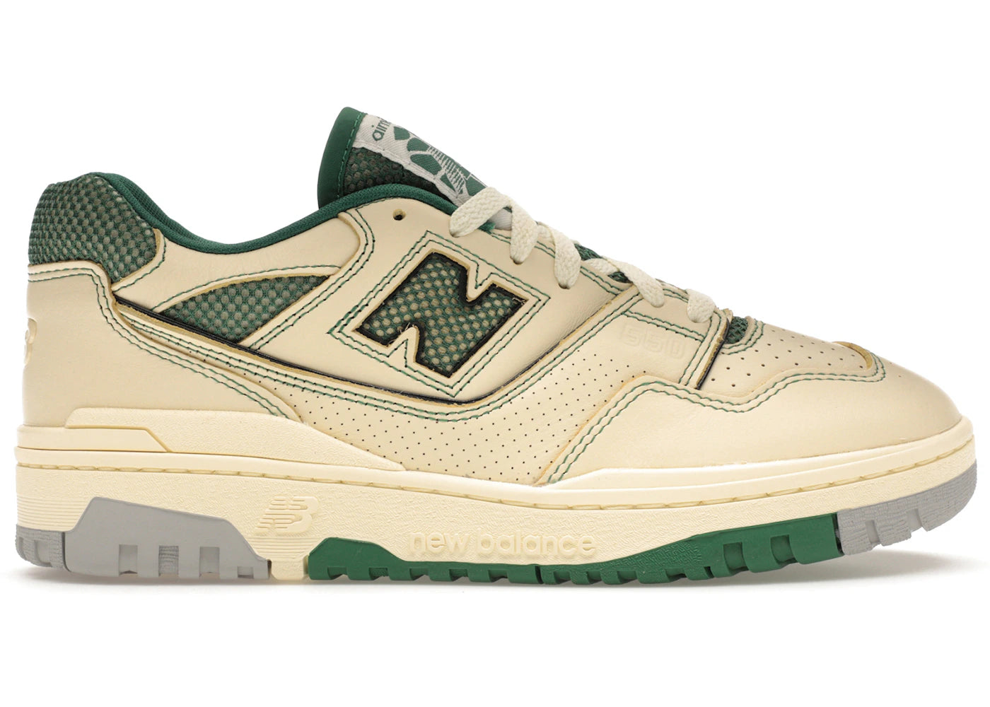 new balance 550 aime leon dore masaryk community gym green