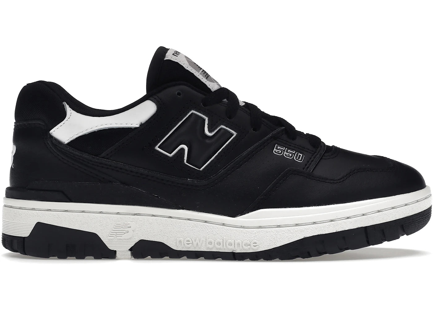 new balance 550 black white