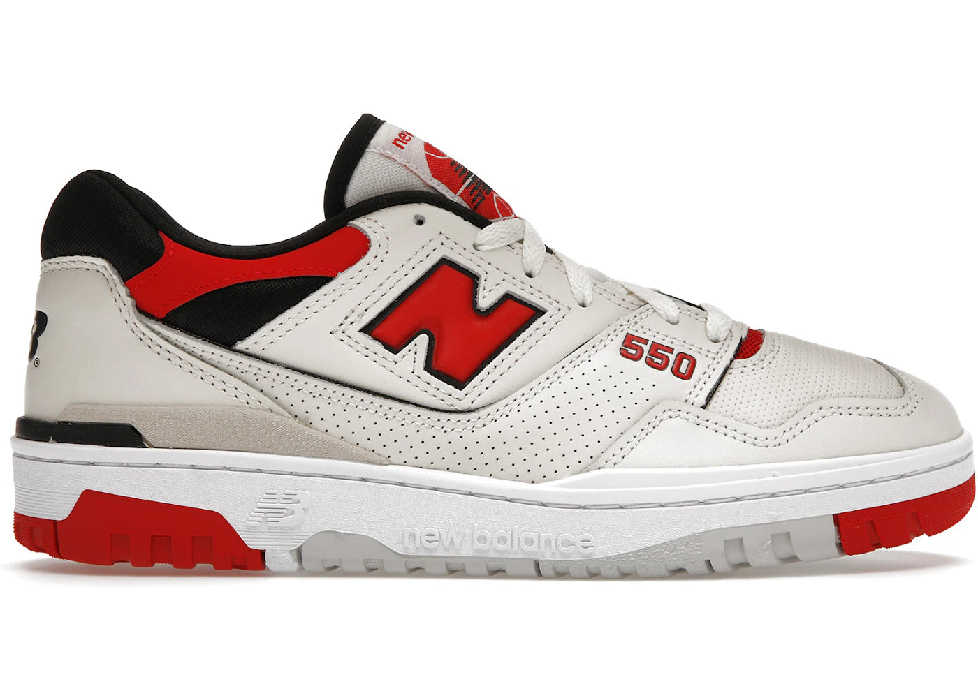 new balance 550 sea salt true red