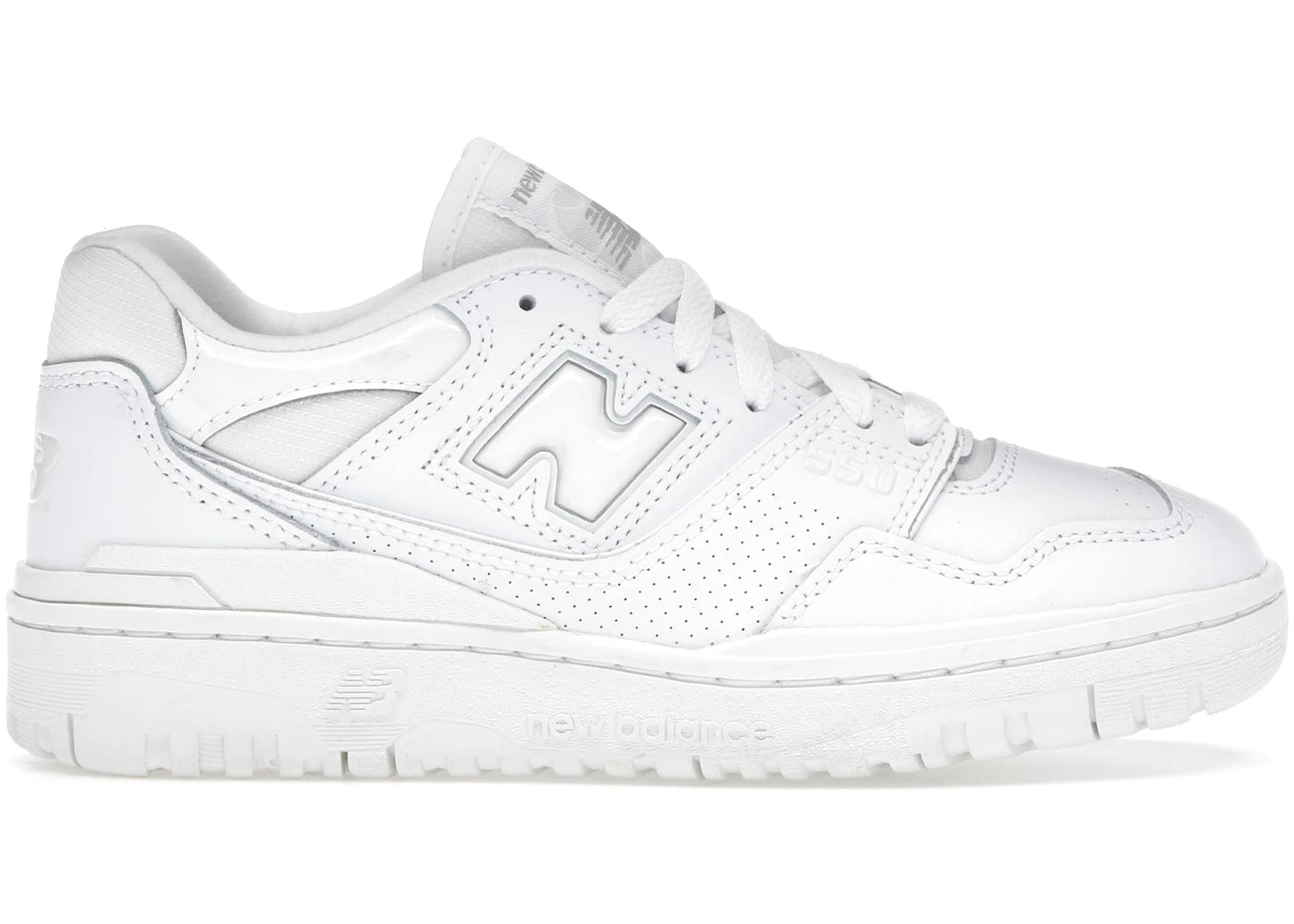 New Balance 550 Triple White Patent (Women'S)
