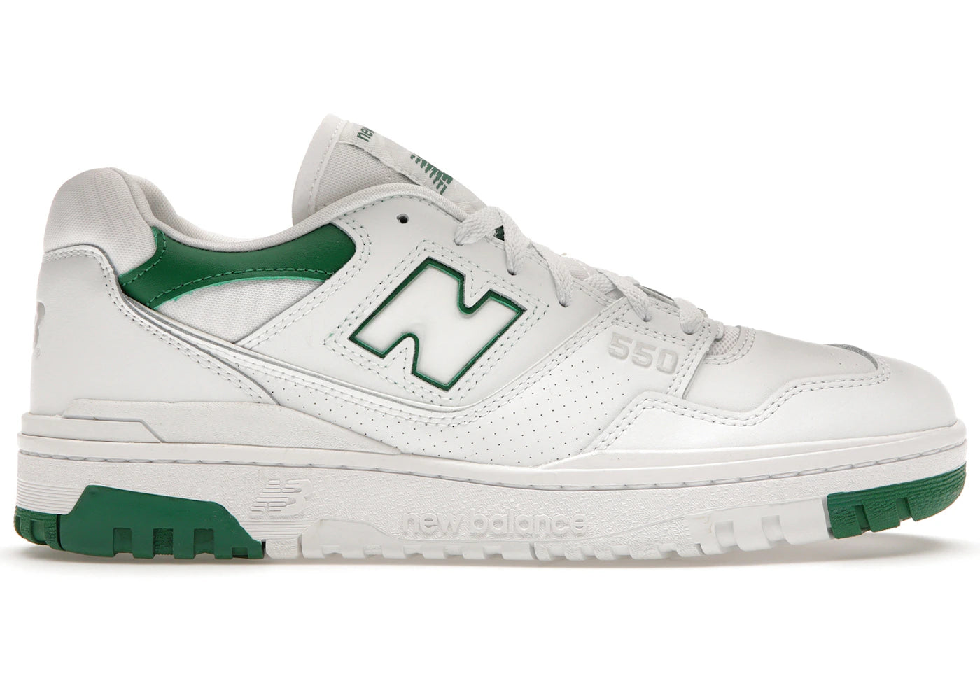 New Balance 550 White Classic Green – Kicks Machine
