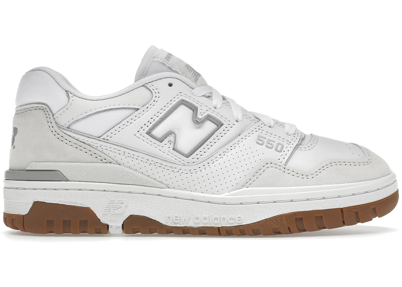 new balance 550 white gum