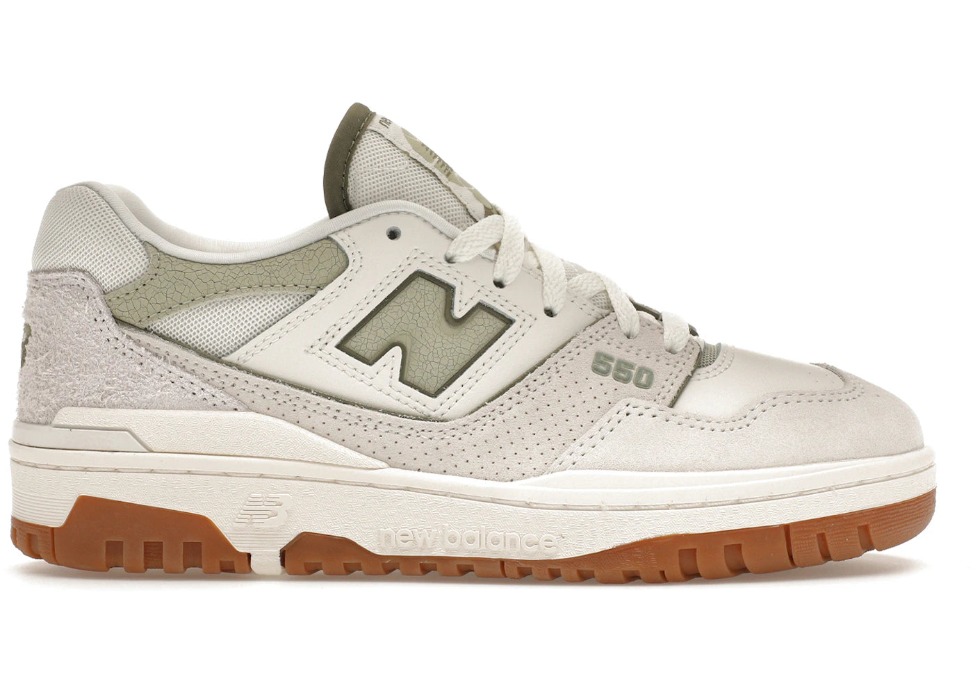 New Balance 550 White Olive Gum (Women'S)