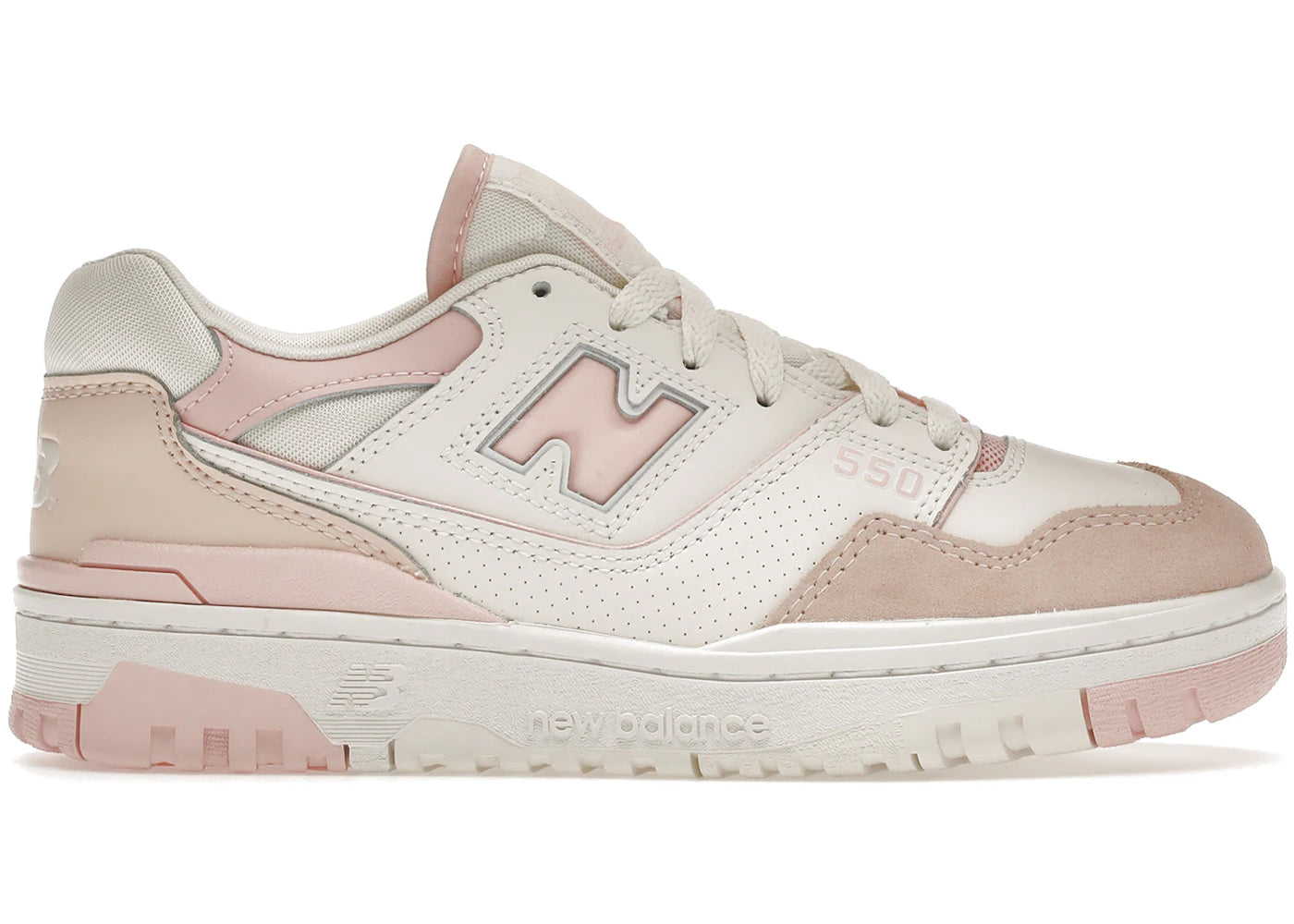 new balance 550 white pink (women's)