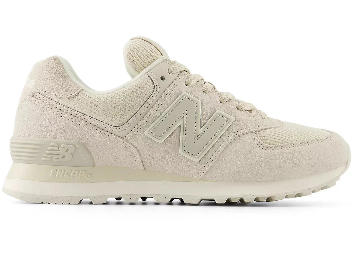 New Balance 574 Corduroy Angora Calcium (Women'S)
