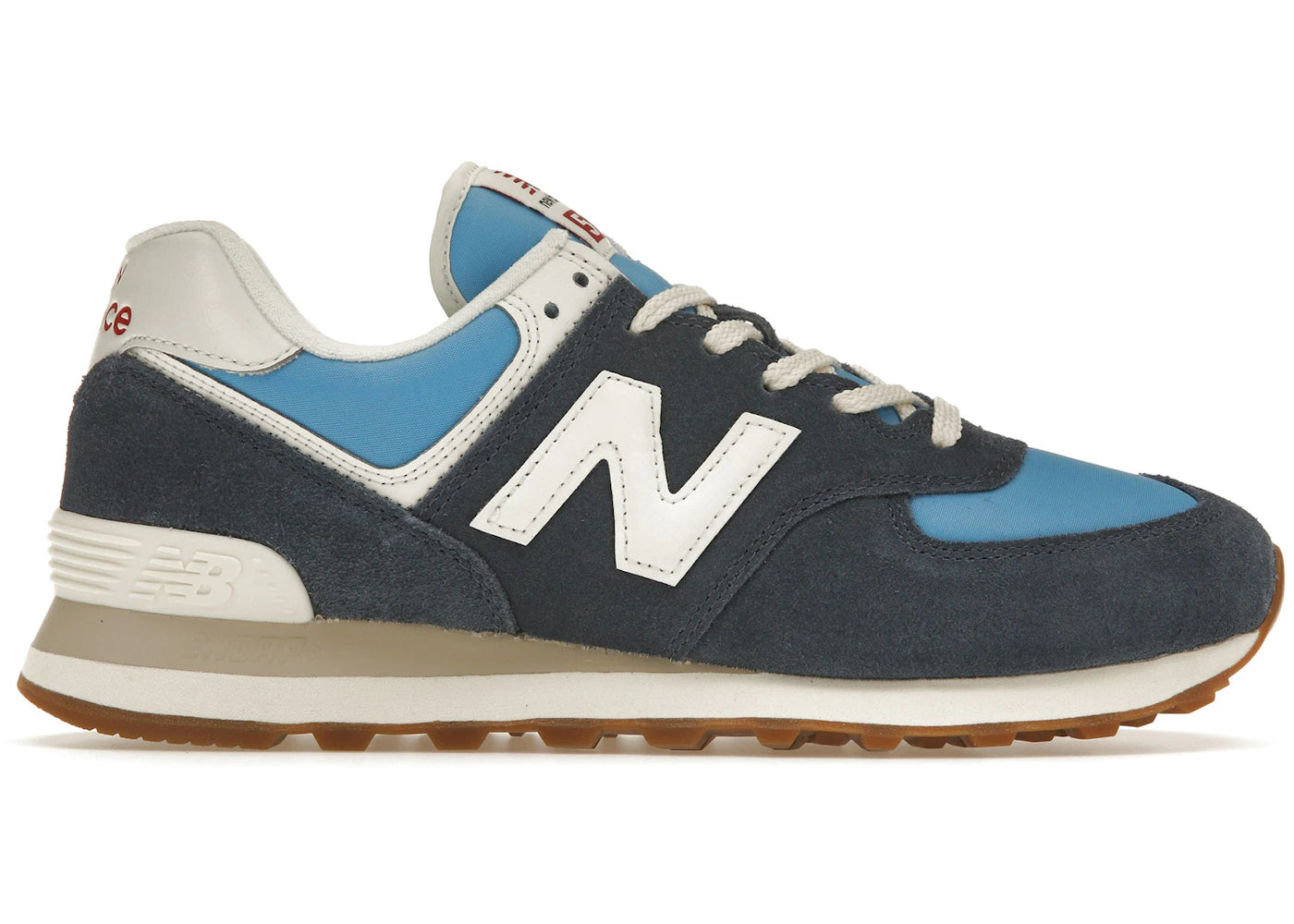New Balance 574 Blue White Gum