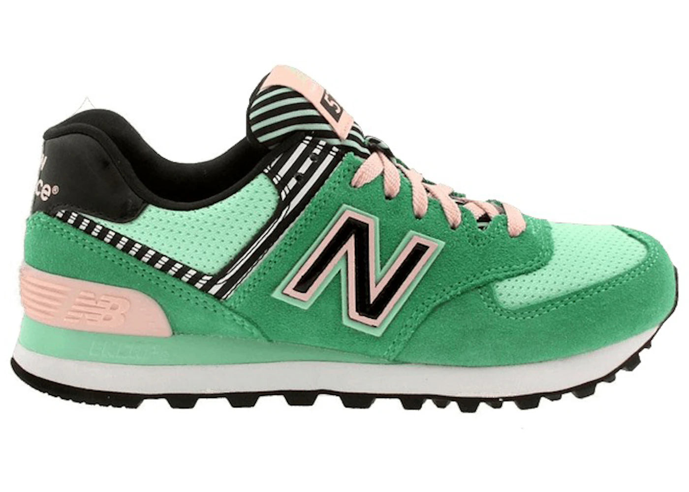 New Balance 574 Green Slate Peridot Green (Women'S)