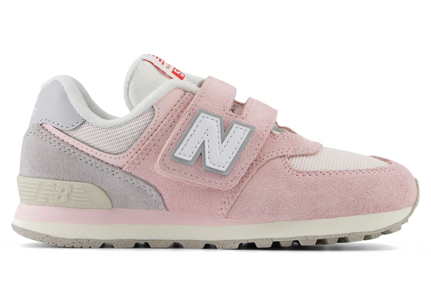 New Balance 574 Hook And Loop Rose (Ps)