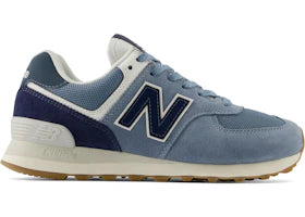 New Balance 574 Navy Light Arctic Grey Womens