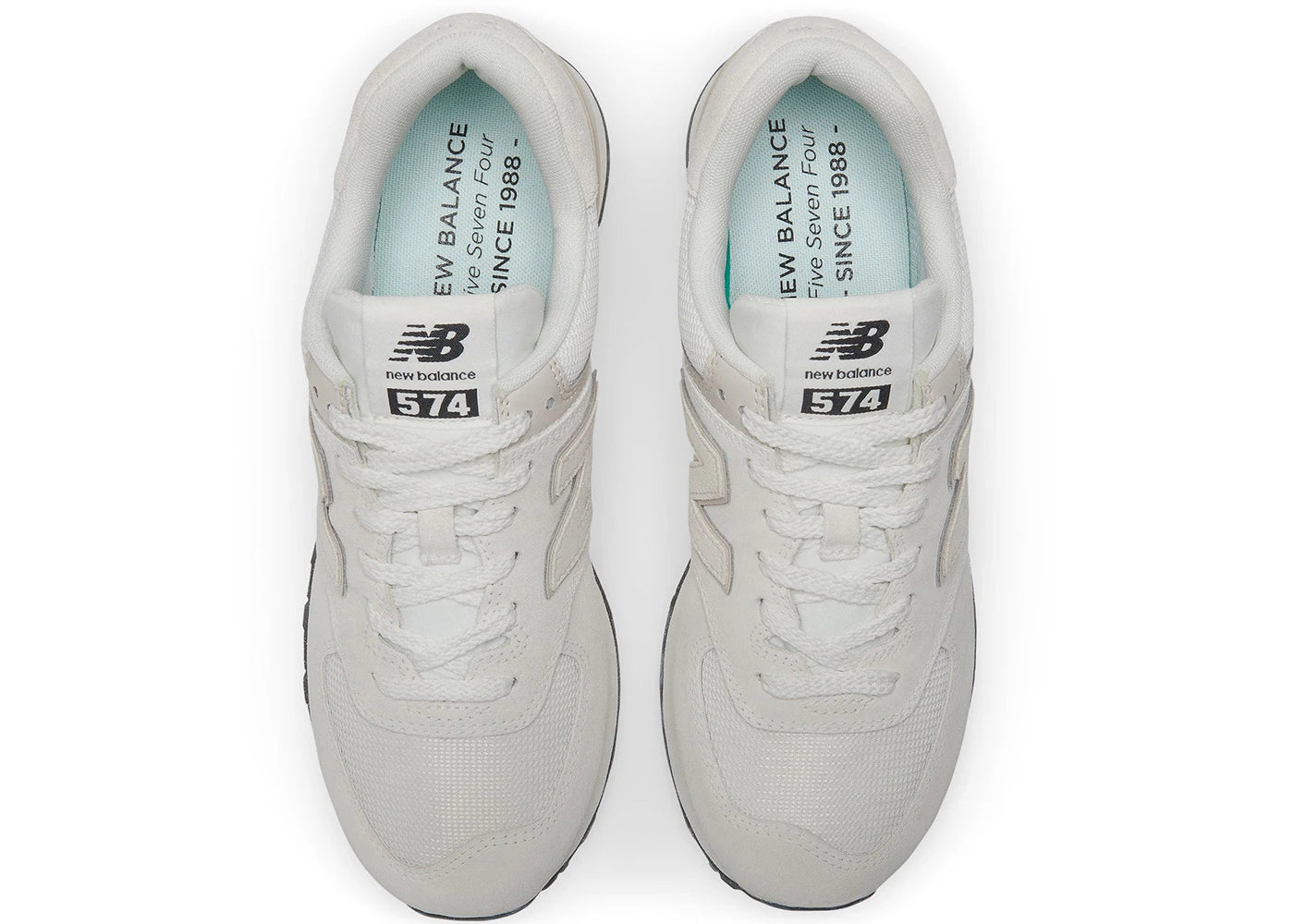 new balance 574 off white grey