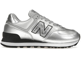 New Balance 574 Silver Womens