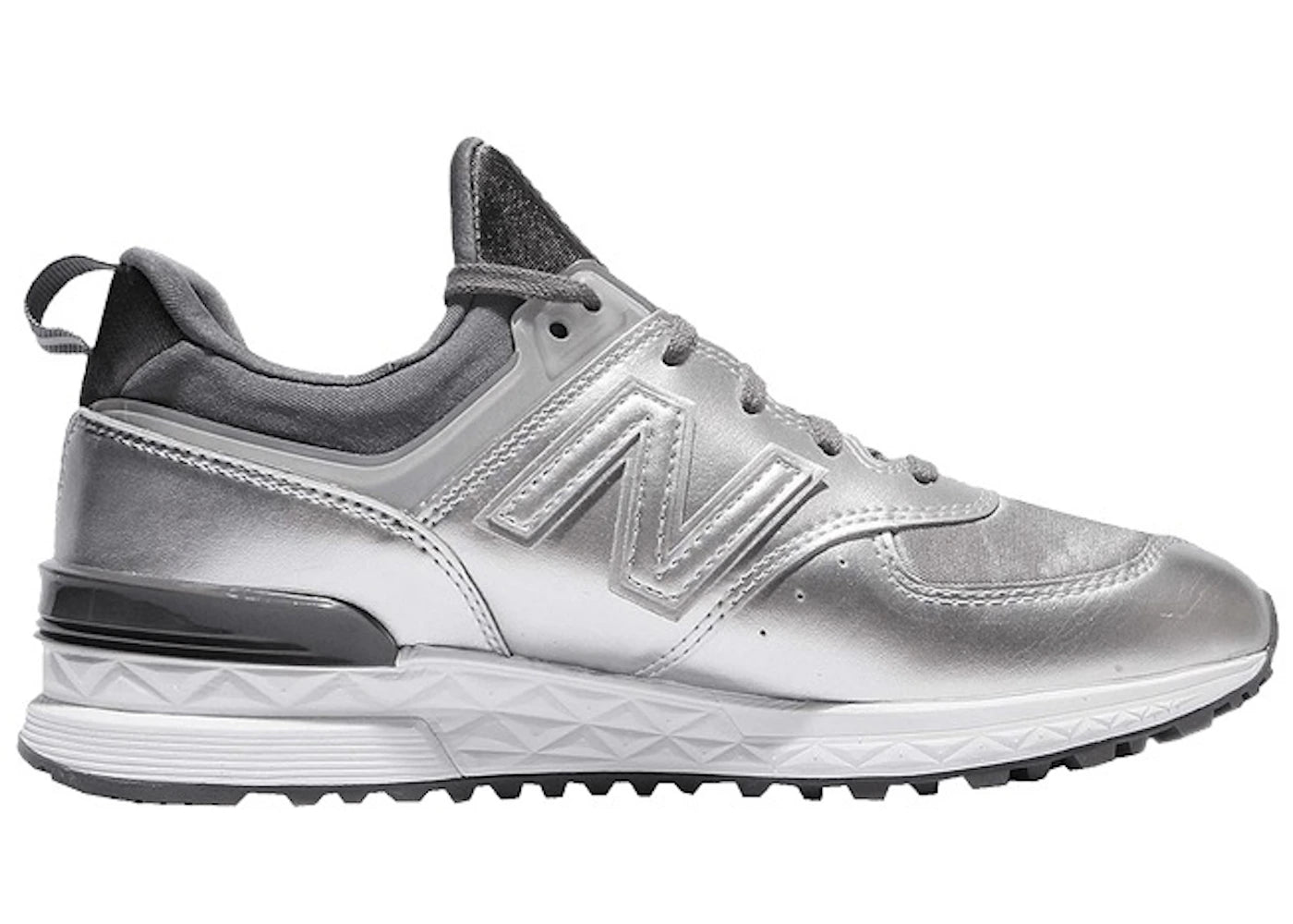 New Balance 574 Silver White (Women'S)