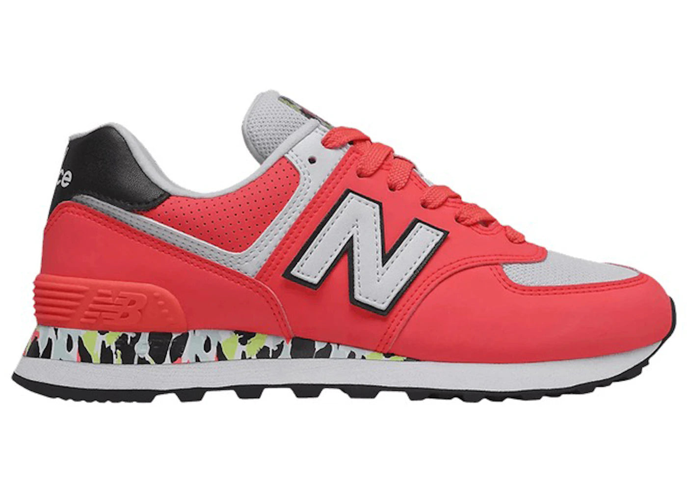New Balance 574 Vivid Coral Camo (Women'S)