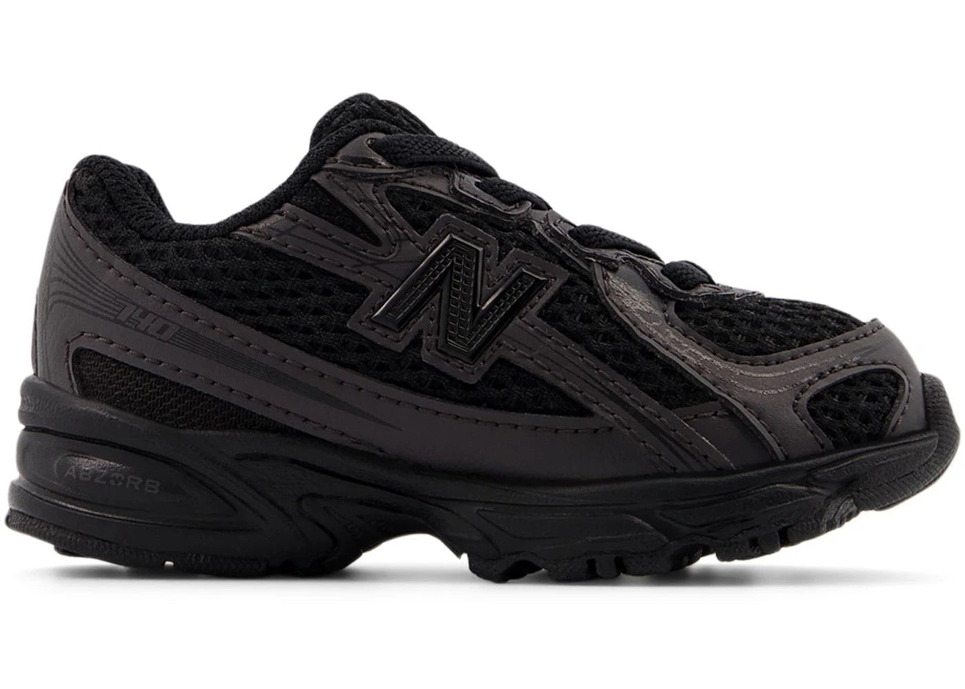New Balance 740 Bungee Lace Black Cement (Td)