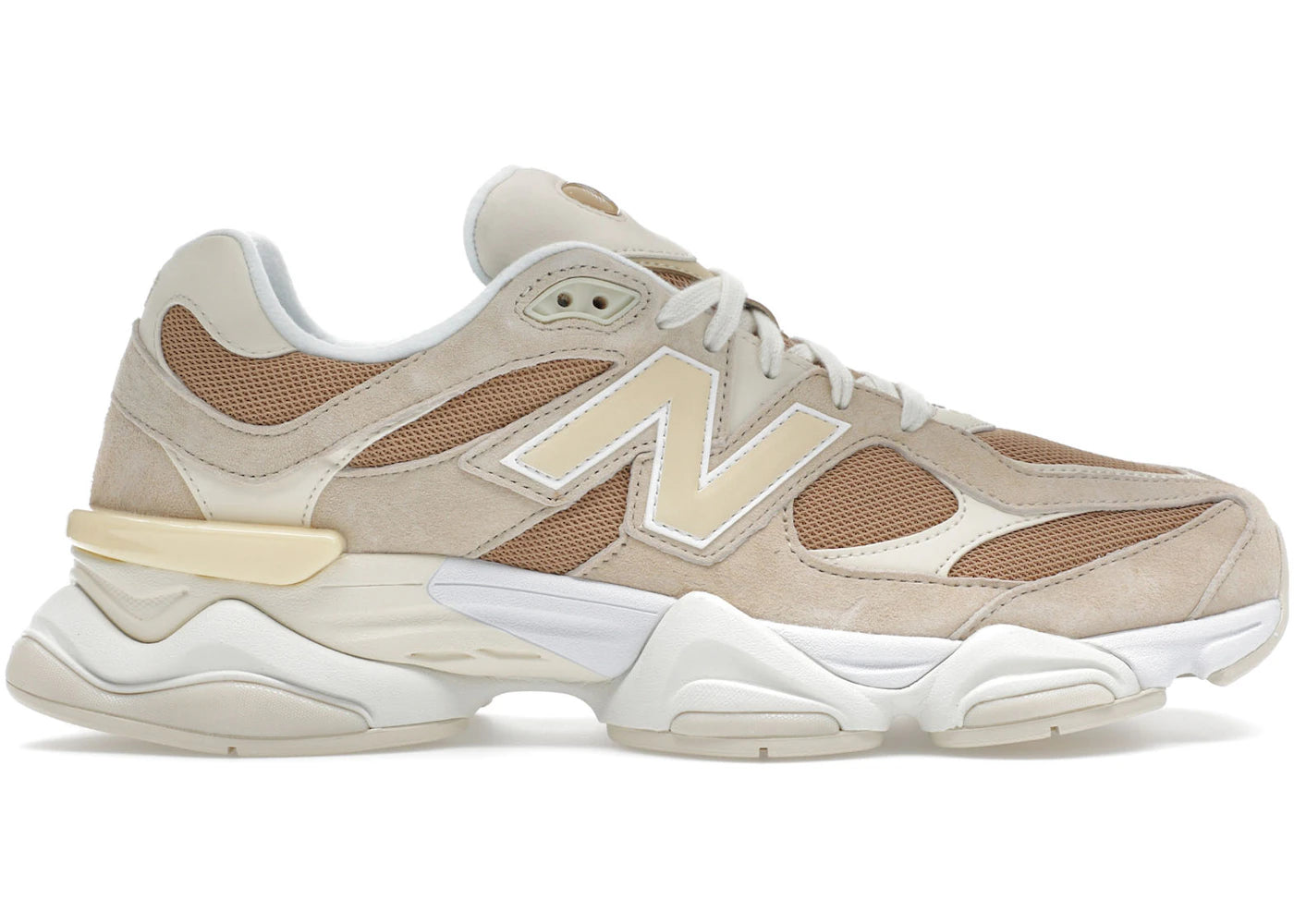 new balance 9060 brown ivory white