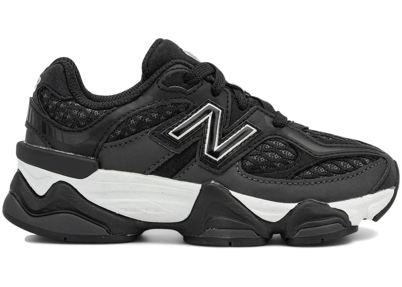 New Balance 9060 Shoe Palace Black Silver (Ps)