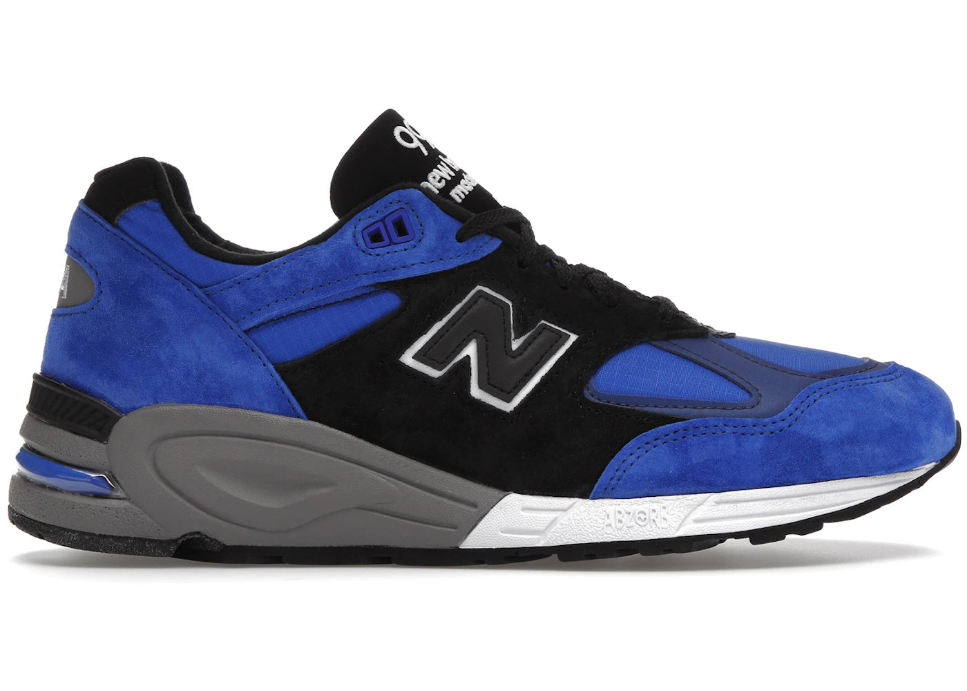 new balance 990v2 royal blue black