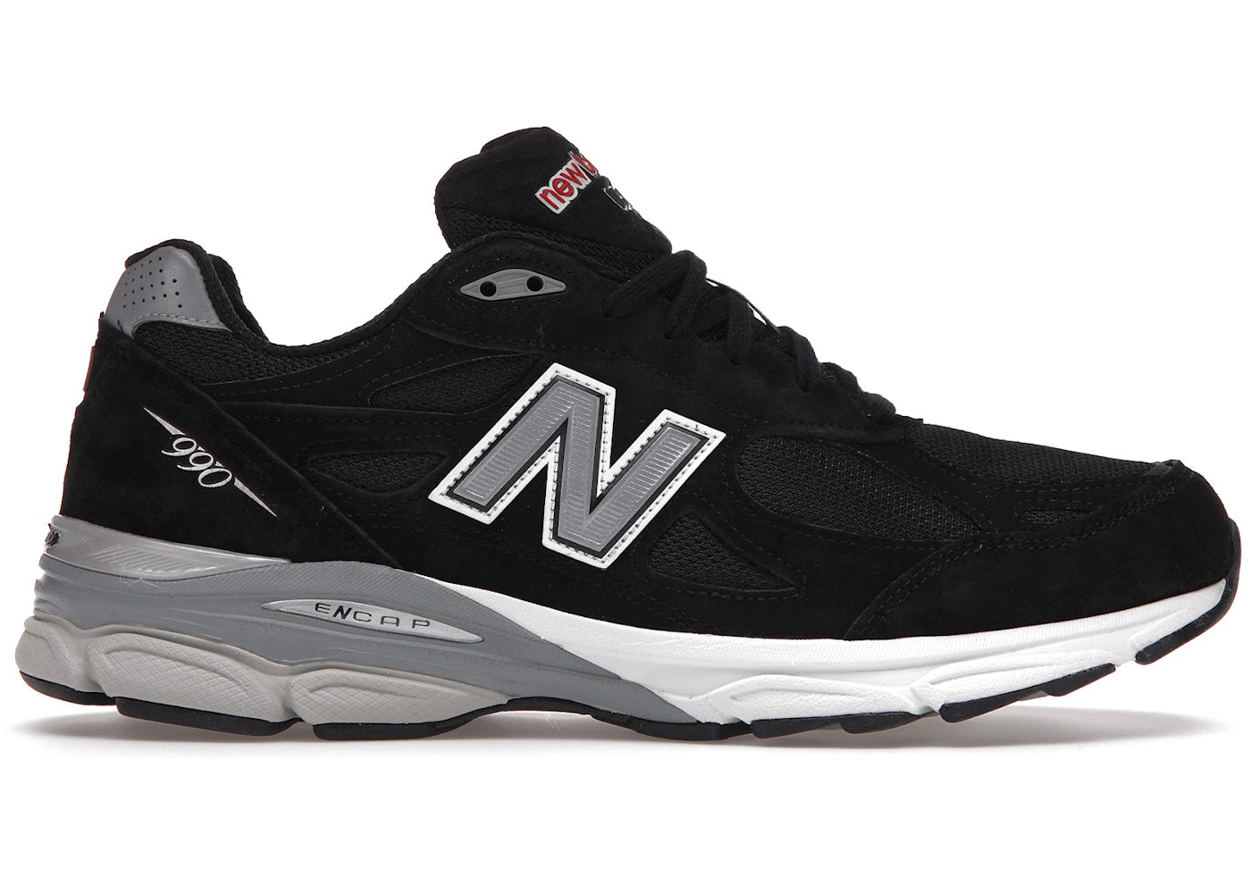 new balance 990v3 miusa black white