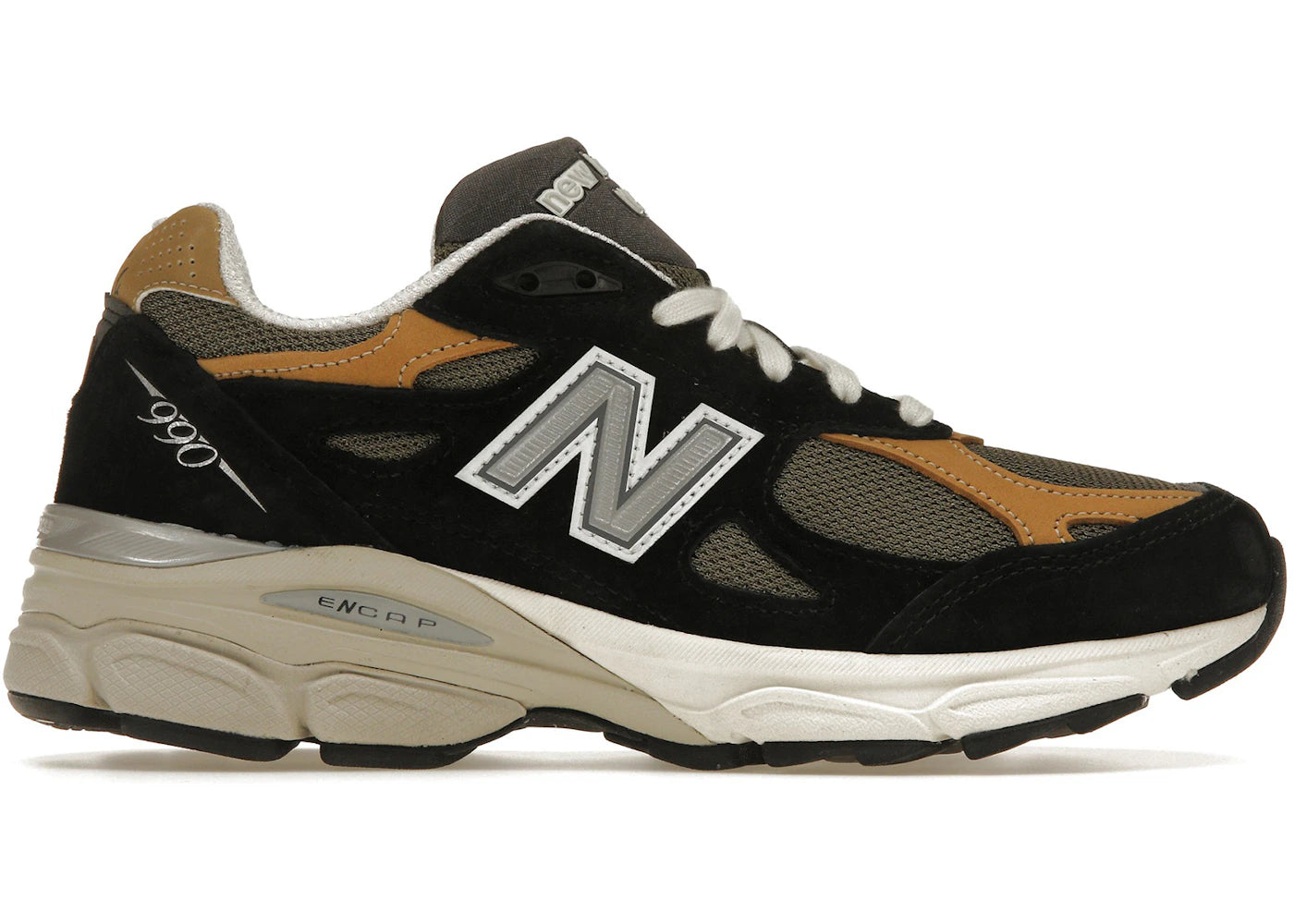 new balance 990v3 miusa black tan