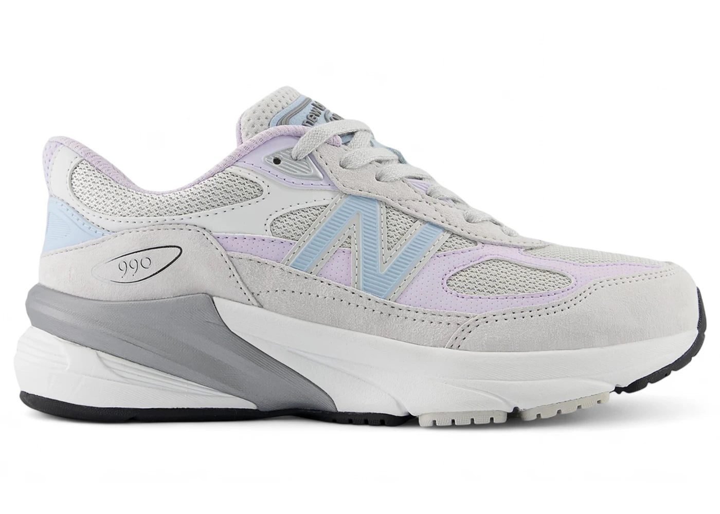 New Balance 990V6 Grey Matter Bright Lavender (Gs)