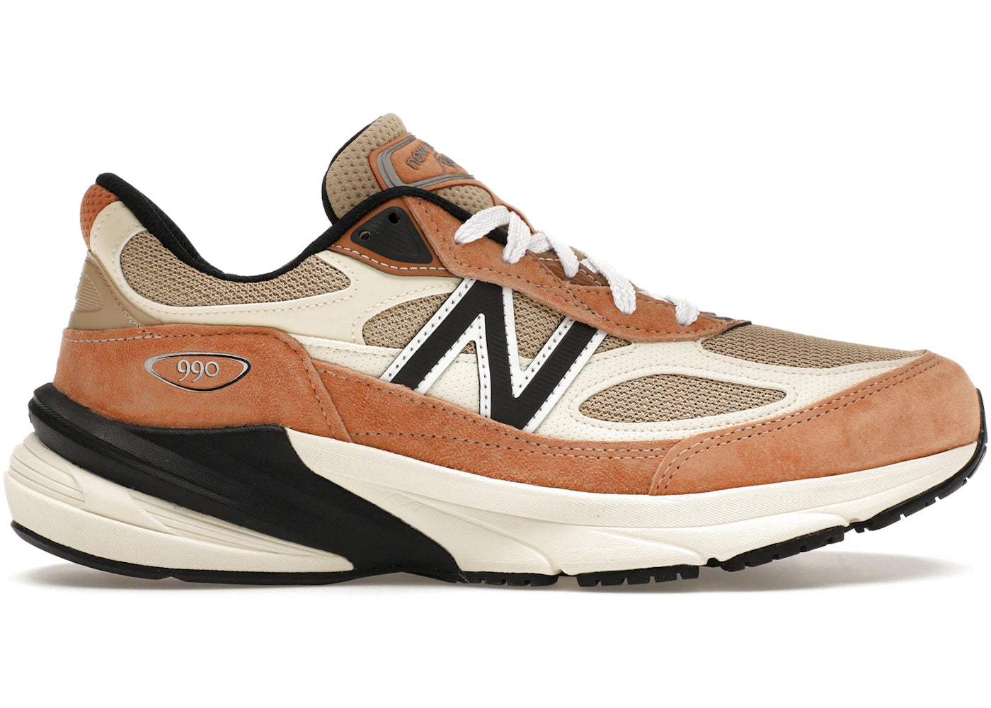 new balance 990v6 miusa teddy santis sepia orange