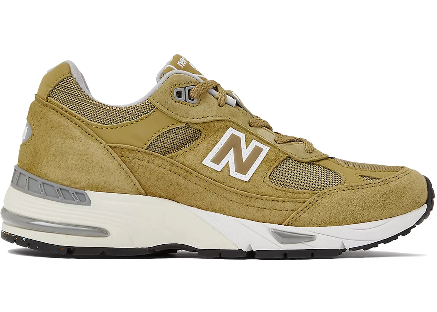 New Balance 991 Miuk Green Moss Cloud Cream (Women'S)