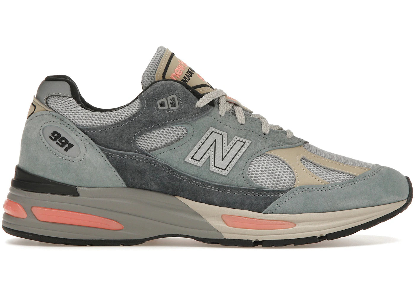 New Balance 991 Miuk Silver Blue Turbulence