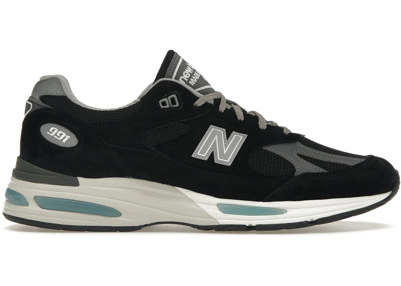 new balance 991v2 miuk black grey