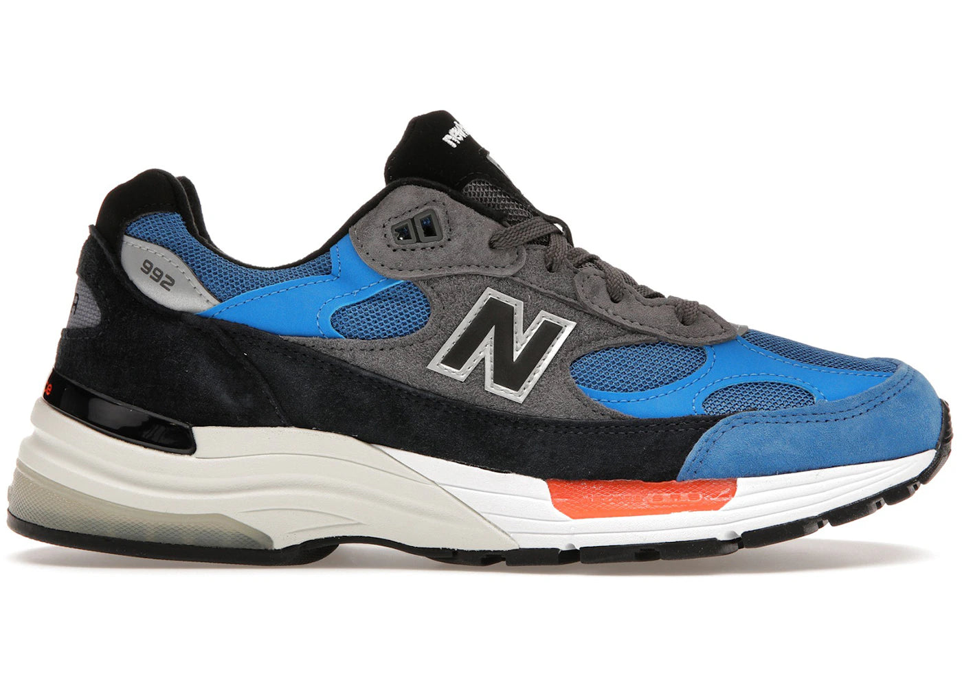 New Balance 992 Black Blue Grey